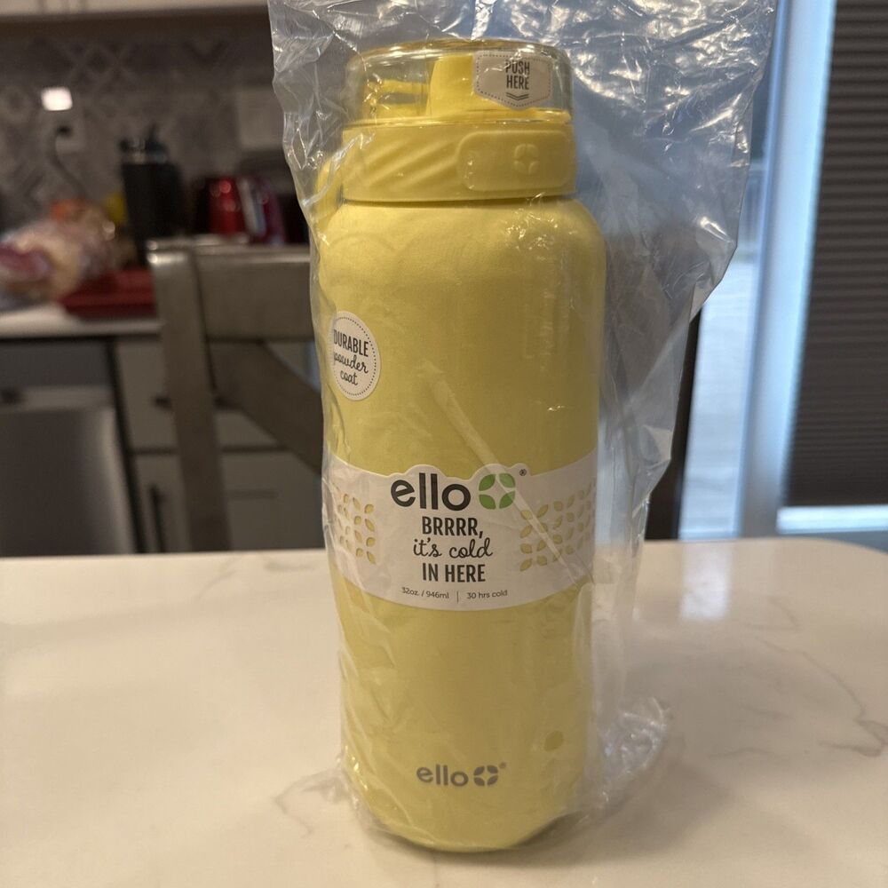 Ello Pop & Fill 32oz Stainless Steel Water Bottle with QuickFill Technology - Picture 9 of 9